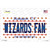 Wizards Fan Washington DC Wholesale Novelty Sticker Decal