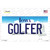 Golfer Iowa Wholesale Novelty Sticker Decal