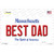 Best Dad Massachusetts Wholesale Novelty Sticker Decal