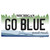 Go Blue Michigan Wholesale Novelty Sticker Decal