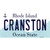 Cranston Rhode Island State Wholesale Novelty Sticker Decal