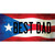 Best Dad Puerto Rico Flag Wholesale Novelty Sticker Decal