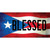 Blessed Puerto Rico Flag Wholesale Novelty Sticker Decal