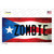 Zombie Puerto Rico Flag Wholesale Novelty Sticker Decal
