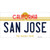 San Jose California Wholesale Novelty Sticker Decal