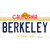 Berkeley California Wholesale Novelty Sticker Decal