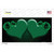Hearts Over Roses In Green Wholesale Novelty Sticker Decal