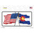 Colorado Crossed US Flag Wholesale Novelty Sticker Decal