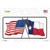 Texas Crossed US Flag Wholesale Novelty Sticker Decal