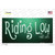Riding Low Wholesale Novelty Sticker Decal