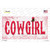 Cowgirl Pink Wholesale Novelty Sticker Decal