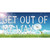 Get Out Of My Way Wholesale Novelty Sticker Decal