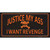 Justice My Ass Wholesale Novelty Sticker Decal