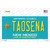 Taosena Teal New Mexico Wholesale Novelty Sticker Decal