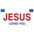 Jesus Loves You Wholesale Novelty Sticker Decal