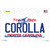 Corolla North Carolina State Wholesale Novelty Sticker Decal