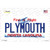 Plymouth North Carolina State Wholesale Novelty Sticker Decal
