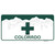Marijuana Cross Colorado Wholesale Novelty Sticker Decal