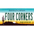 Four Corners Arizona Wholesale Novelty Sticker Decal