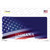 Indiana with American Flag Wholesale Novelty Sticker Decal