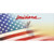 Louisiana with American Flag Wholesale Novelty Sticker Decal