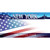 New York with American Flag Wholesale Novelty Sticker Decal