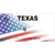 Texas Half American Flag Wholesale Novelty Sticker Decal