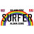 Surfer Hawaii Wholesale Novelty Sticker Decal