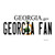 Georgia Fan Wholesale Novelty Sticker Decal