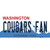 Washington Cougars Fan Wholesale Novelty Sticker Decal