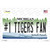 Number 1 Tigers Fan Wholesale Novelty Sticker Decal