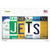 Jets New York Strip Art Wholesale Novelty Sticker Decal