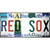 Red Sox Strip Art Wholesale Novelty Sticker Decal