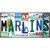 Marlins Strip Art Wholesale Novelty Sticker Decal