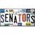 Senators Strip Art Wholesale Novelty Sticker Decal