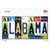 Alabama Strip Art Wholesale Novelty Sticker Decal