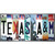 Texas A&M Strip Art Wholesale Novelty Sticker Decal