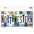 Northwestern Strip Art Wholesale Novelty Sticker Decal