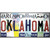 Oklahoma Strip Art Wholesale Novelty Sticker Decal