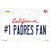 Number 1 Padres Fan Wholesale Novelty Sticker Decal