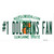 Number 1 Dolphins Fan Wholesale Novelty Sticker Decal