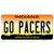 Go Pacers Wholesale Novelty Sticker Decal