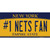 Number 1 Nets Fan Wholesale Novelty Sticker Decal