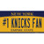 Number 1 Knicks Fan Wholesale Novelty Sticker Decal