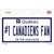 Number 1 Canadiens Fan Wholesale Novelty Sticker Decal