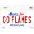 Go Flames Wholesale Novelty Sticker Decal