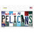 Pelicans Strip Art Wholesale Novelty Sticker Decal