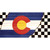 Colorado Racing Flag Wholesale Novelty Sticker Decal