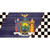 New York Racing Flag Wholesale Novelty Sticker Decal