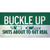 Buckle Up Wholesale Novelty Sticker Decal